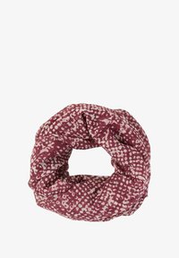 Geselecteerd, dark red abstract dot design