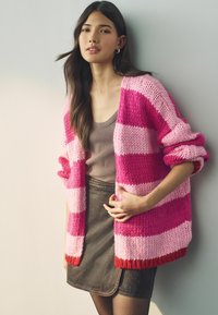 Next Kardigán - pink stripe