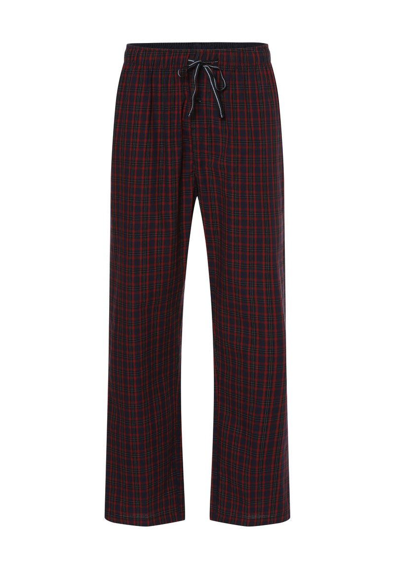 Mc Earl Nachtwäsche Hose - marine rot