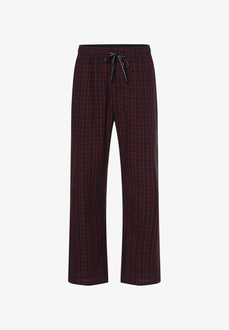 Mc Earl Nachtwäsche Hose - marine rot