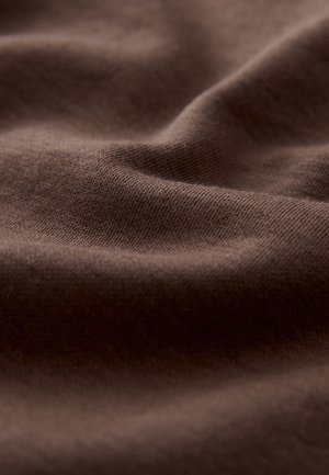 Next, HEAVYWEIGHT SHORT SLEEVE CREW NECK STANDARD - Trükipildiga T-särk - chocolate brown