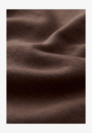 Next, HEAVYWEIGHT SHORT SLEEVE CREW NECK STANDARD - Camiseta estampada - chocolate brown