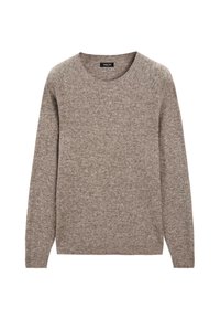 Stickad tröja - brown