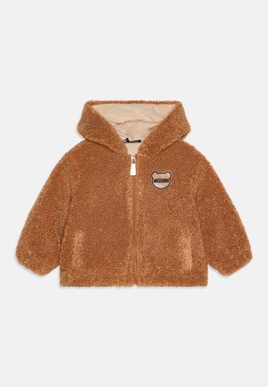 MOSCHINO BABY HOODED UNISEX - Giacca invernale - brown