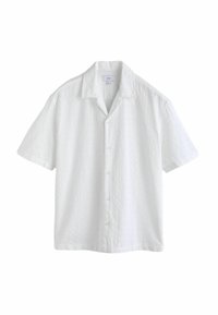 Next BRODERIE SHORT SLEEVE   REGULAR FIT - Hemd - white