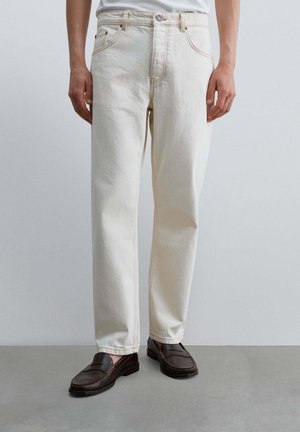 Scalpers, SCALPERS SCCROPPED JEANS - Vaqueros tapered - ecru