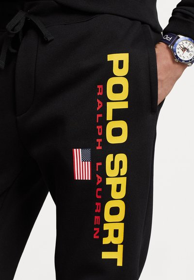 Polo Ralph Lauren POLO SPORT JOGGERS - Pantaloni de trening - polo black/gold