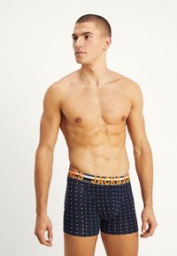 Jack & Jones - JACHENRIK TRUNKS 3 PACK - Culotte - black/navy blazer Imagen en miniatura 1