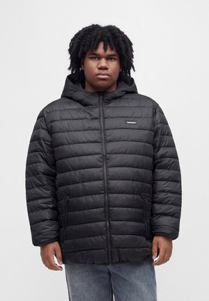 Jack & Jones, JJELVIS PUFFER HOOD - Леко яке - asphalt
