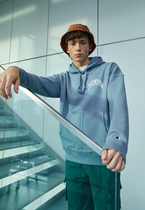 HOODED - Hoodie - blue