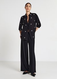 Calliope APPLICAZIONI - Camicia - ultrablack