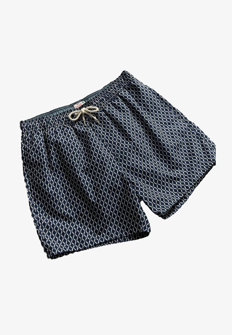 Next REGULAR FIT - Shorts da mare - navy geo