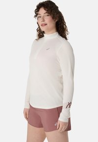 ASICS ICON 1/2 ZIP LS - Sports T-shirts - cream