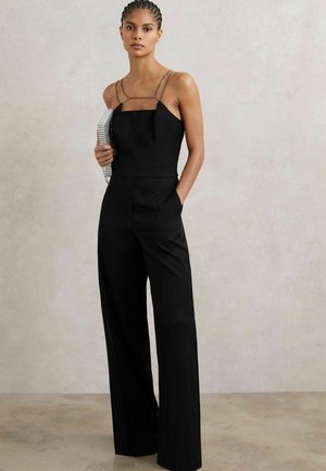 OLARA CHAIN-STRAP WIDE-LEG - Overall / Jumpsuit - black