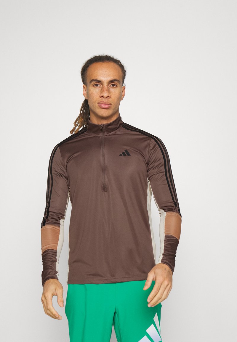 adidas Performance Sport TShirt earth strata/braun Zalando.ch
