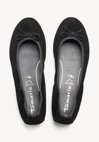 Tamaris Balerínky - black suede