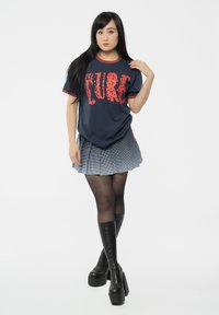 Paradiso Clothing THE CURE LOGO RINGER - Print T-shirt - navy