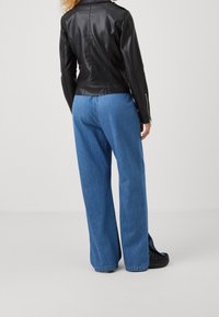 VILA Giacca in similpelle - black