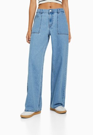 Flared Jeans - light-blue denim