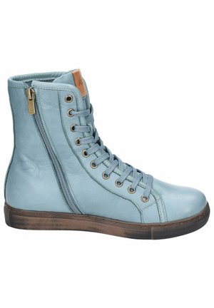 Schnürstiefelette - blau
