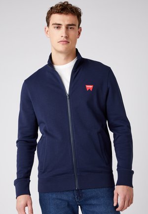 NECK ZIP - Felpa con zip - navy