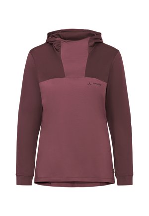 Vaude, VAUDE PULLOVER WOMEN'S QIMSA HOODY - Hoodie - ruby dusk