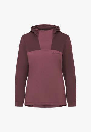 Vaude, VAUDE PULLOVER WOMEN'S QIMSA HOODY - Hoodie - ruby dusk