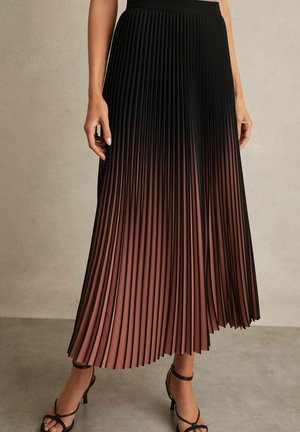 REGULAR FIT-MARLIE OMBRE - Gonna a campana - black pink