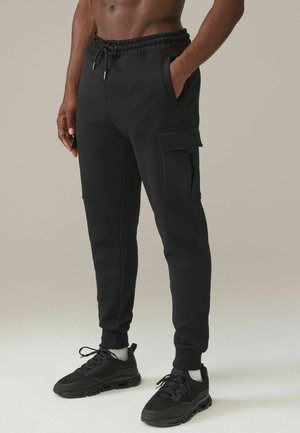 PREMIUM RICH REGULAR FIT - Cargobukser - black
