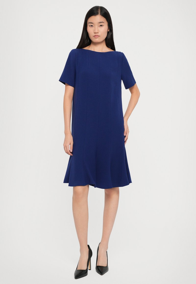 princess polly baby blue dress Zapaka Women Royal Blue Cocktail Dress with Belt A Line V Neck Short Sleeves  Party Dress – ZAPAKA NZ
