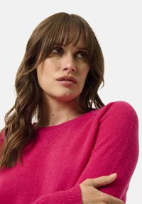 Just Cashmere Jersey de punto - fuchsia