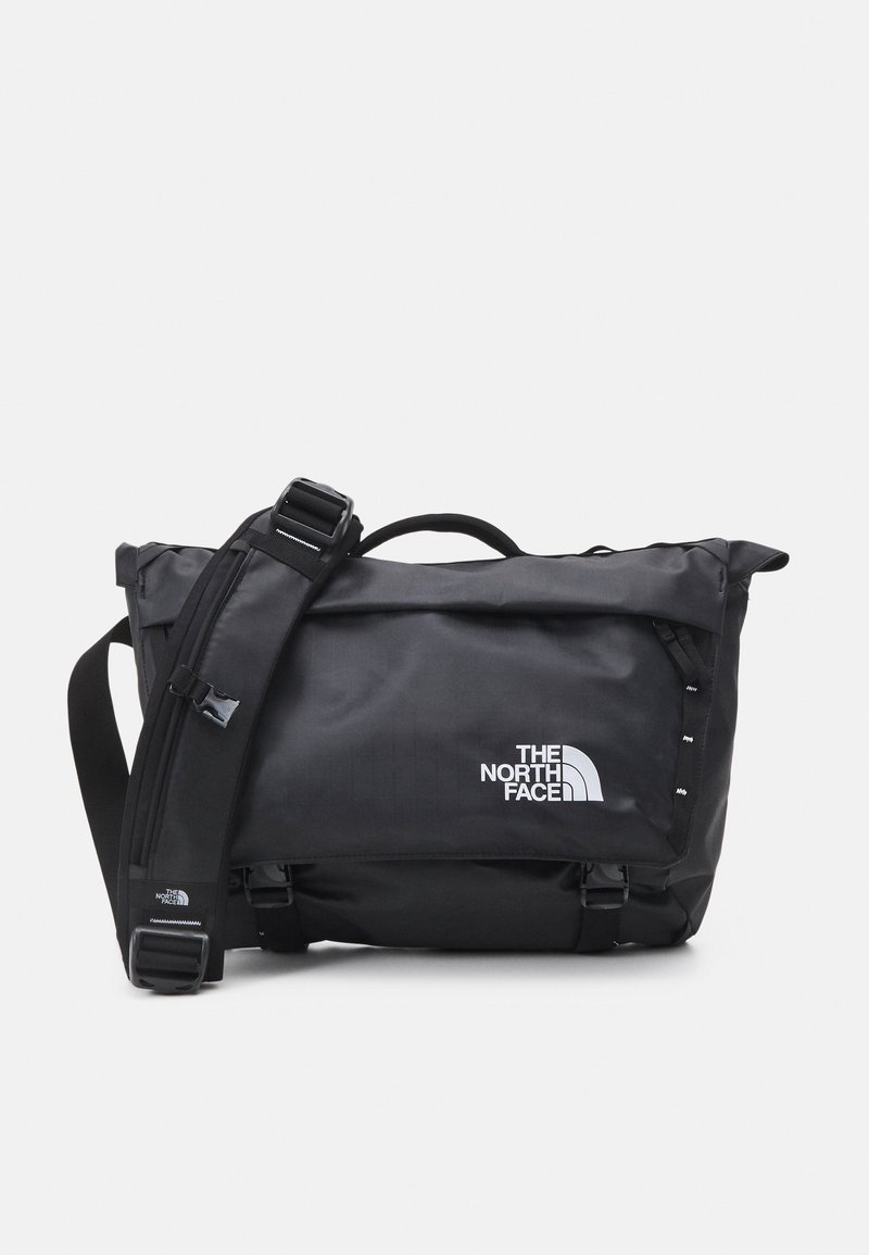 The North Face - BASE CAMP VOYAGER MESSENGER BAG UNISEX - Olkalaukku - black/white, Suurenna