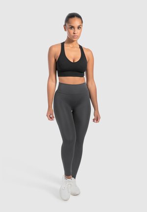 Smilodox, SELINA HIGH WAIST LEGGINGS YOGA SPORT - Legging transparent - anthrazit