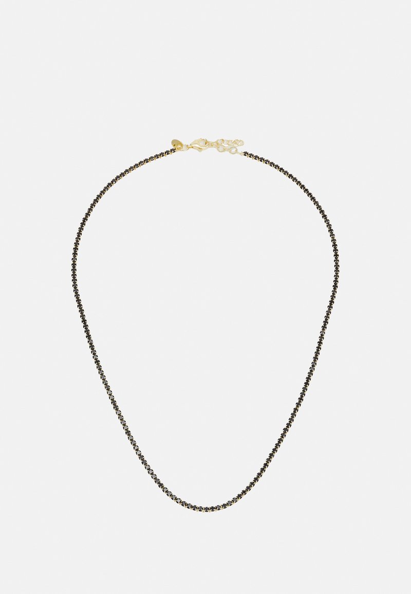 ALESYA ORLÓVA TENNIS NECKLACE Kaelakee black/goldcoloured