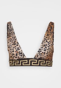SWIM BIKINI VITA LEOPARD ALL OVER PRINT - Bikini-Top - natural/black/gold
