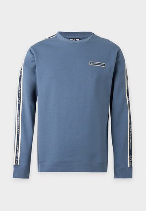 EA7 Emporio Armani, TRAIN LOGO SERIES TAPE - Sweatshirt - china blue