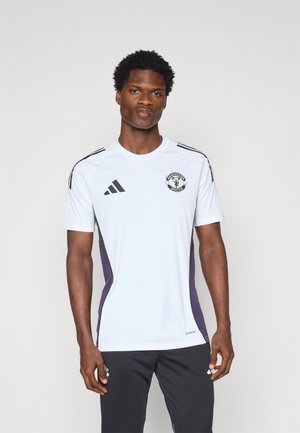 adidas Performance MUFC  - Club wear - white/aurora plum/black
