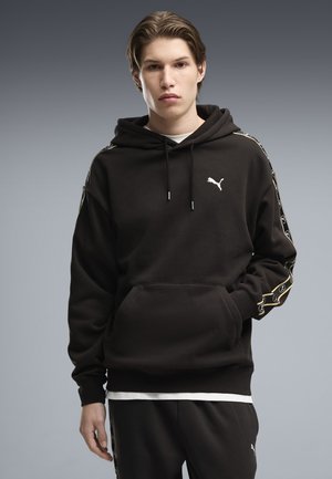 Puma, ESSENTIALS ELEVATED TAPE RELAXED HOODIE - Huppari - black
