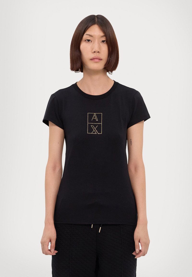 Armani Exchange T-shirt basic - black