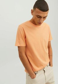 Jack & Jones JJE TEE  O-NECK  - T-shirt basic - pumpkin