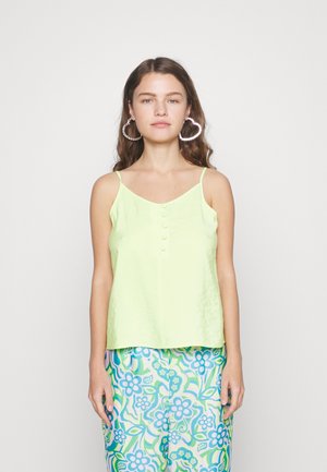 Vero Moda Petite VMQUEENY SINGLET V NECK  - Μπλούζα - sharp green