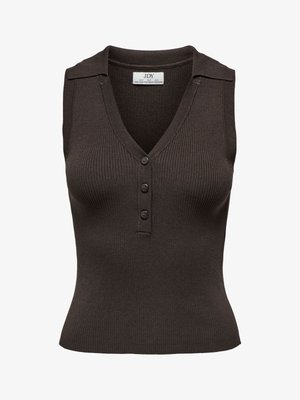 JDY, Knitted JDYNANNA Knitted - Polo - chocolate torte