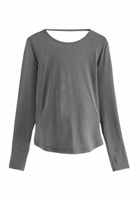 OPEN BACK SOFT TOUCH - Långärmad tröja - charcoal grey