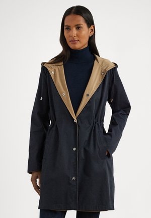 REVERSIBLE HOODED ANORAK - Parka - dark navy/birch tan