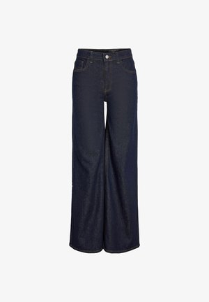 Noisy May, WIDE LEG JEANS NMNELLIE - Coupe large - dark blue denim