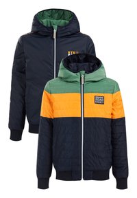 WE Fashion REVERSIBLE JAS MET COLOURBLOCK - Tunn jacka - green