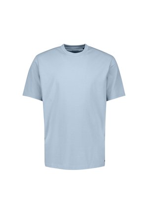 NO EXCESS, TIMELESS BASICS BASIC T-SHIRT - T-shirt basic - dusty blue