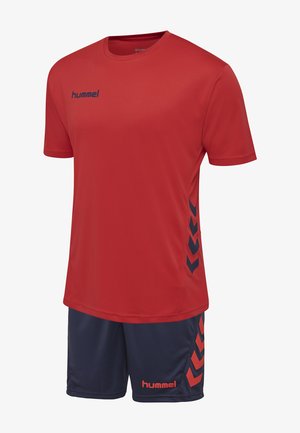 DUO SET - Sports shorts - true red/marine