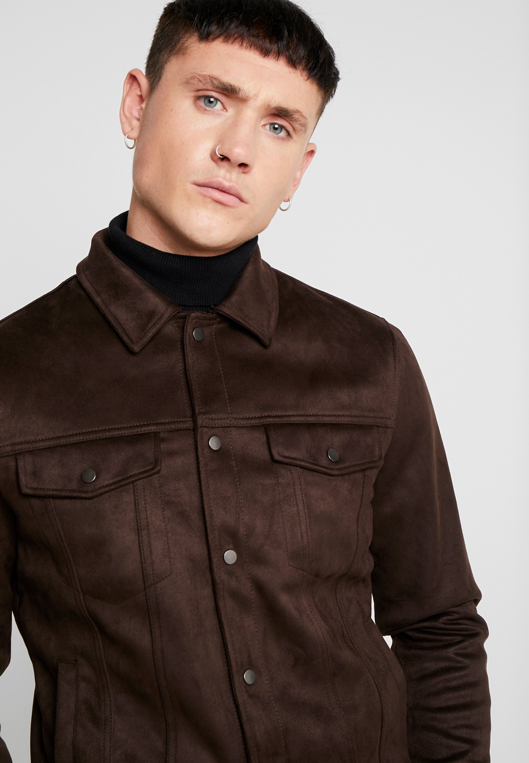 New Look WESTERN Imitert skinnjakke brown Zalando.no New Look WESTERN Imitert skinnjakke brown Zalando.no