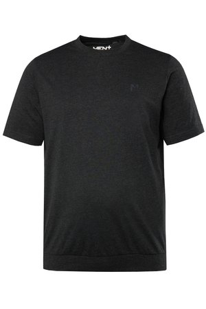 Men Plus, MEN+ T-SHIRT, BAUCHFIT, BASIC, HALBARM, BIS 8 XL - T-Shirt basic - black